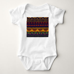 Body Para Bebé Ética tribal: diseño de patrones sin foco.
