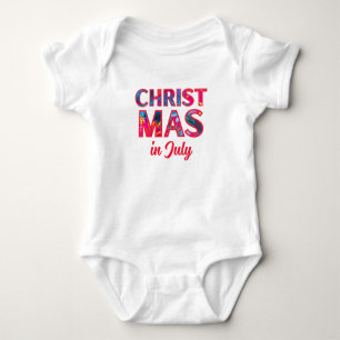 Body Para Bebé Etiqueta de regalo NAVIDAD EN JULIO