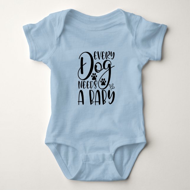 Body Para Bebé Every Dog Needs A Baby Pregnancy Announcement (Anverso)