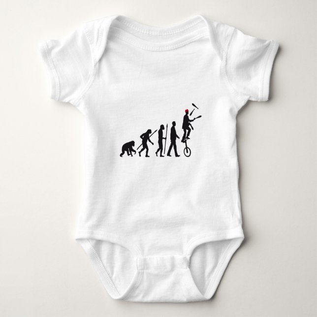 Body Para Bebé evolution of usted juggler (Anverso)