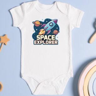 Body Para Bebé Explorador de espacio junior