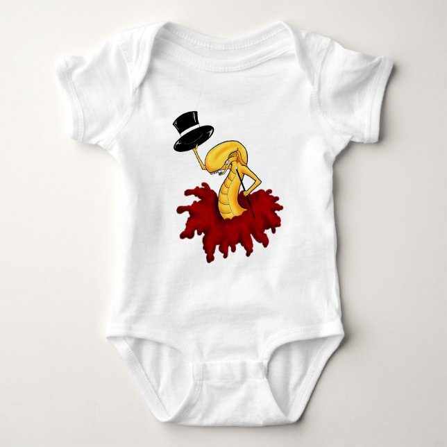 Body Para Bebé Extranjero de Chestburst (Anverso)