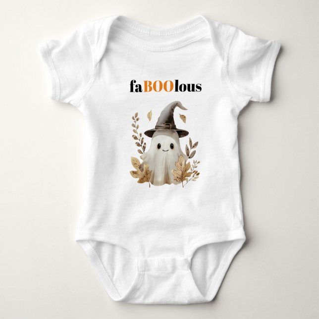 Body Para Bebé FaBOOlous Kid's Halloween (Anverso)