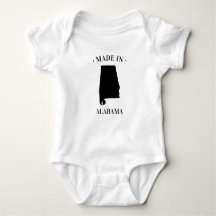 Fabricado en Alabama AL Baby Bodysuit