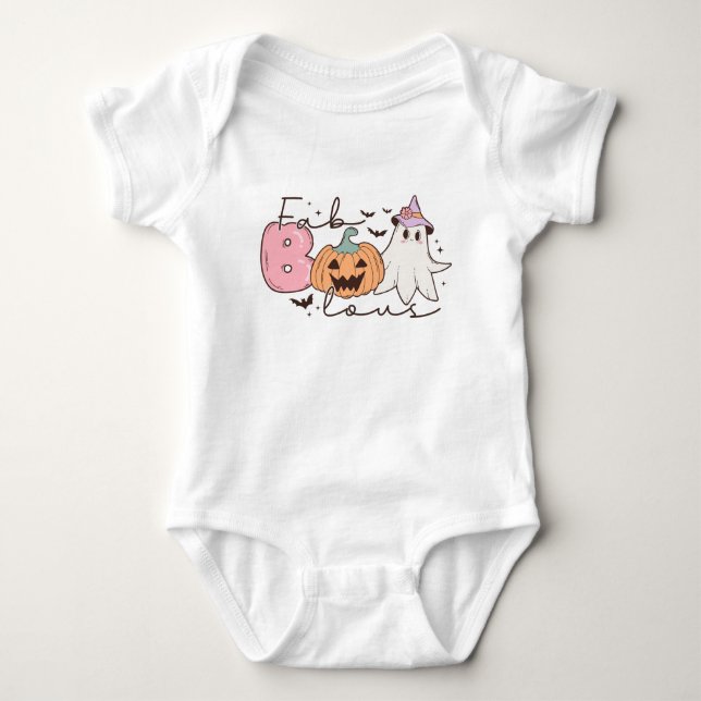 Body Para Bebé Fabulosa Halloween (Anverso)