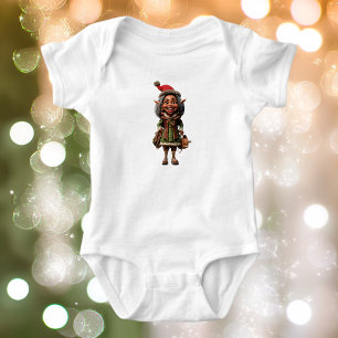 Body Para Bebé Fabulosos Navidades Elf Baby Bodysuit