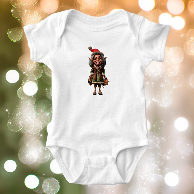 Body Para Bebé Fabulosos Navidades Elf Baby Bodysuit (Subido por el creador)
