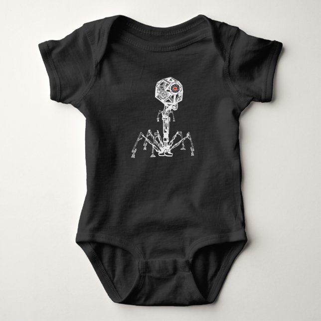 Body Para Bebé Fago de Steampunk (Anverso)