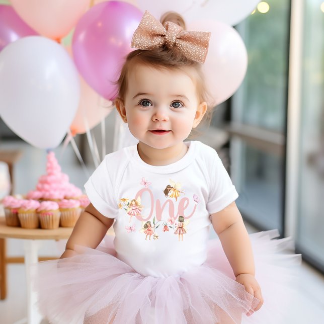 Body Para Bebé Fairy 1Nacimiento Bodysuit Fiesta Wild One (Subido por el creador)