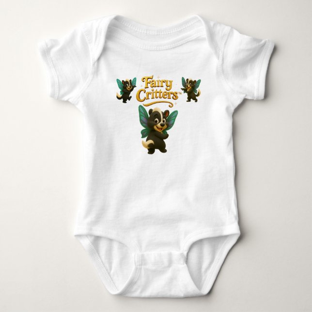 Body Para Bebé Fairy Critters™ Hada Mofeta Lil Stinker (Anverso)