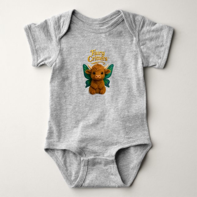 Body Para Bebé Fairy Critters™ Hada Ternera de las Tierras Altas  (Anverso)