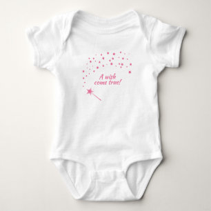 Body Para Bebé Fairy Wand & Stars, A Wish Come Verdadero