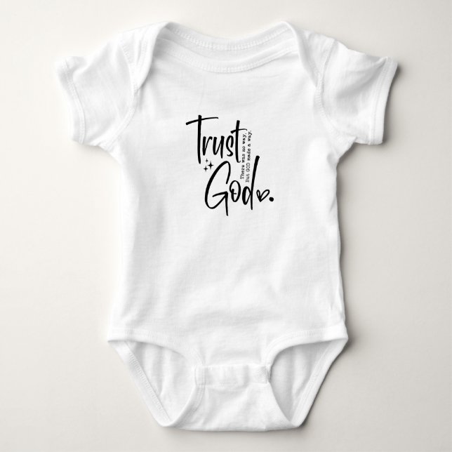 Body Para Bebé Faith Baby Bodysuit (Anverso)