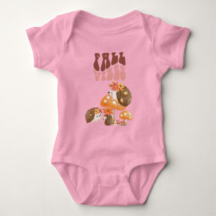 Body Para Bebé Fall Hedgehogs