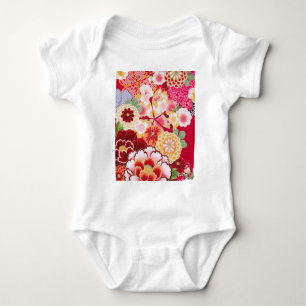 Body Para Bebé Falln Red Floral Burst