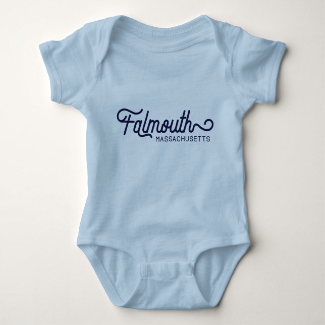 Body Para Bebé Falmouth Massachusetts Baby Bodysuit (Anverso)
