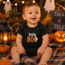 Familia Baby Boo Disfraz de Halloween Naranja y Ne