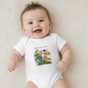 Body Para Bebé Familia de búhos caprichosos Hongo azul del bosque