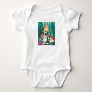 Body Para Bebé Familia de la Sirena (pelirrojos)