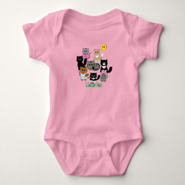 Body Para Bebé Familia Divertida (Anverso)