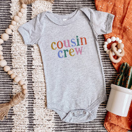 Body Para Bebé Familia Matanza de la Tripulación de Primos Colori