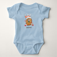Familia Navidad Santa Pan de Jengibre Letra D Niño