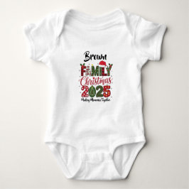 Body Para Bebé  Family Christmas 2025 customizable Matching