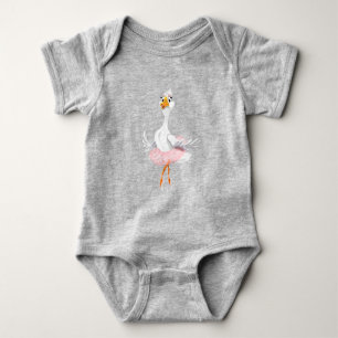 Body Para Bebé Famoso Baby Bodysuit con Ballerina Duck