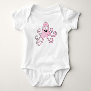 Body Para Bebé Famoso pulpo de bebé personalizado