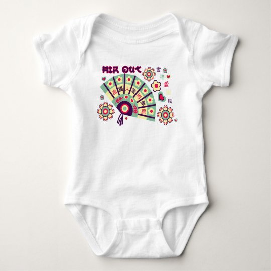 Body Para Bebé fan wooden