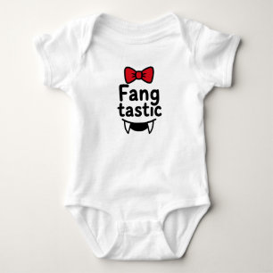 Body Para Bebé Fang Tástico Bebe Vampiro Lindo de Halloween