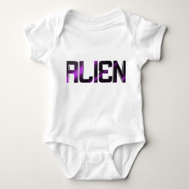Body Para Bebé fantasía de ciencia ficción alienígena ufo (Anverso)