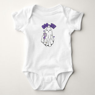 Body Para Bebé Fantasma Boo-Jee Cute Halloween con Tumbler de 40 