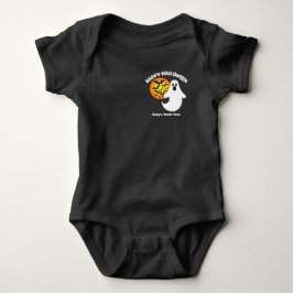 Body Para Bebé Fantasma Con Murciélagos A La Luz De La Luna