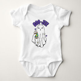 Body Para Bebé Fantasma de halloween Boo-Jee Cute con café helado