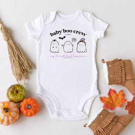 Body Para Bebé Fantasma de Halloween primero Personalizado de boo