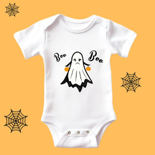 Body Para Bebé Fantasma fantasmal con calabazas