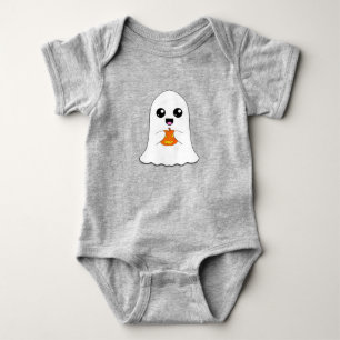 Body Para Bebé Fantasma Feliz