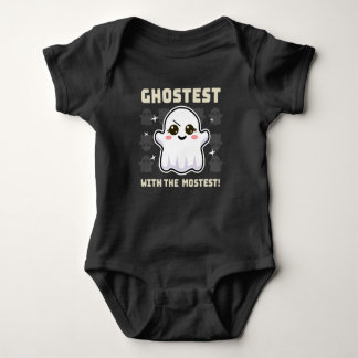 Body Para Bebé Fantasma Kawaii Ghost Halloween Baby. Bodysuit