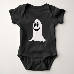 Body Para Bebé Fantasma Personalizado de Halloween
