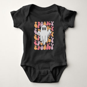 Body Para Bebé Fantasma retro fantasmal