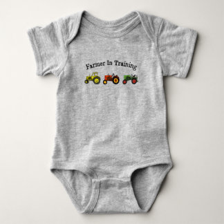 Body Para Bebé Farmer In Training Baby Bodysuit