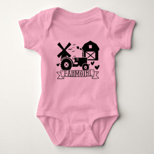Body Para Bebé Farmgirl Baby Bodysuit