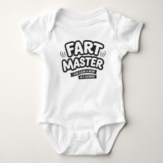 Body Para Bebé Fart Master, i can clear a room in 5 seconds
