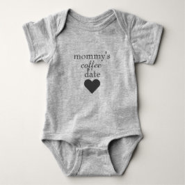 Body Para Bebé Fecha del café de la mamá