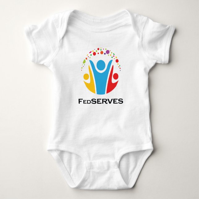 Body Para Bebé FedSERVER Baby Bodysuit (Anverso)