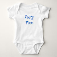 Feisty Finn Finlandés Baby One Piece