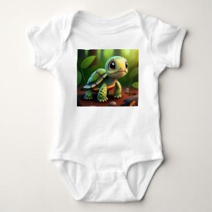 Body Para Bebé Felices aventuras de tortuga