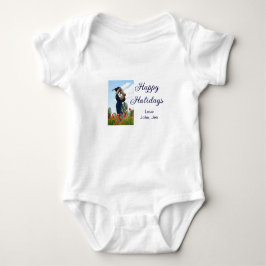 Body Para Bebé Felices vacaciones padre hijo Navidades regalos fa