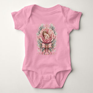 Body Para Bebé Felicidades Bebé Hada niña Rosa Pink Nacimiento
